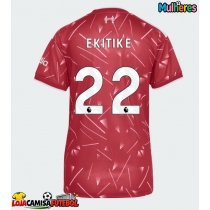 Camisa de Futebol Liverpool Hugo Ekitike #22 Equipamento Principal Mulheres 2026-27 Manga Curta